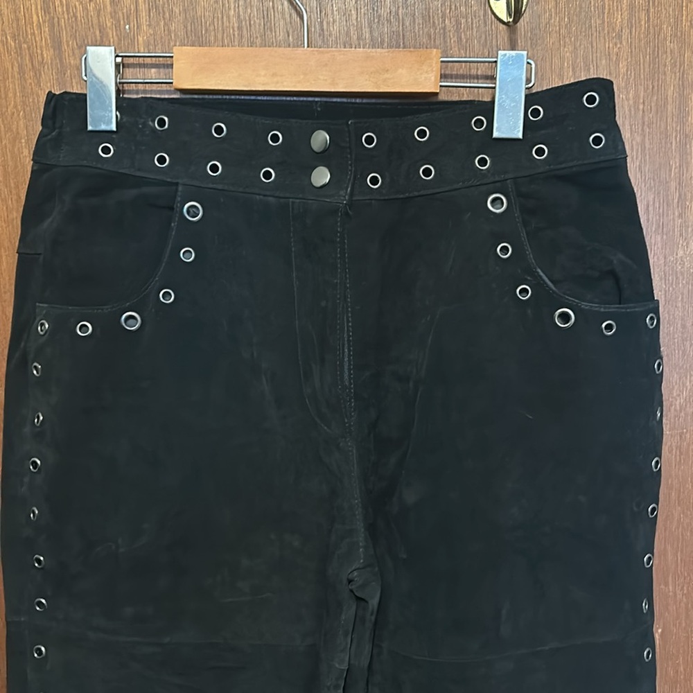 Robert Louis Suede Pants - Picture 2 of 7